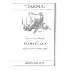 Parts catalog plus instructions Farma CT 3.8-6